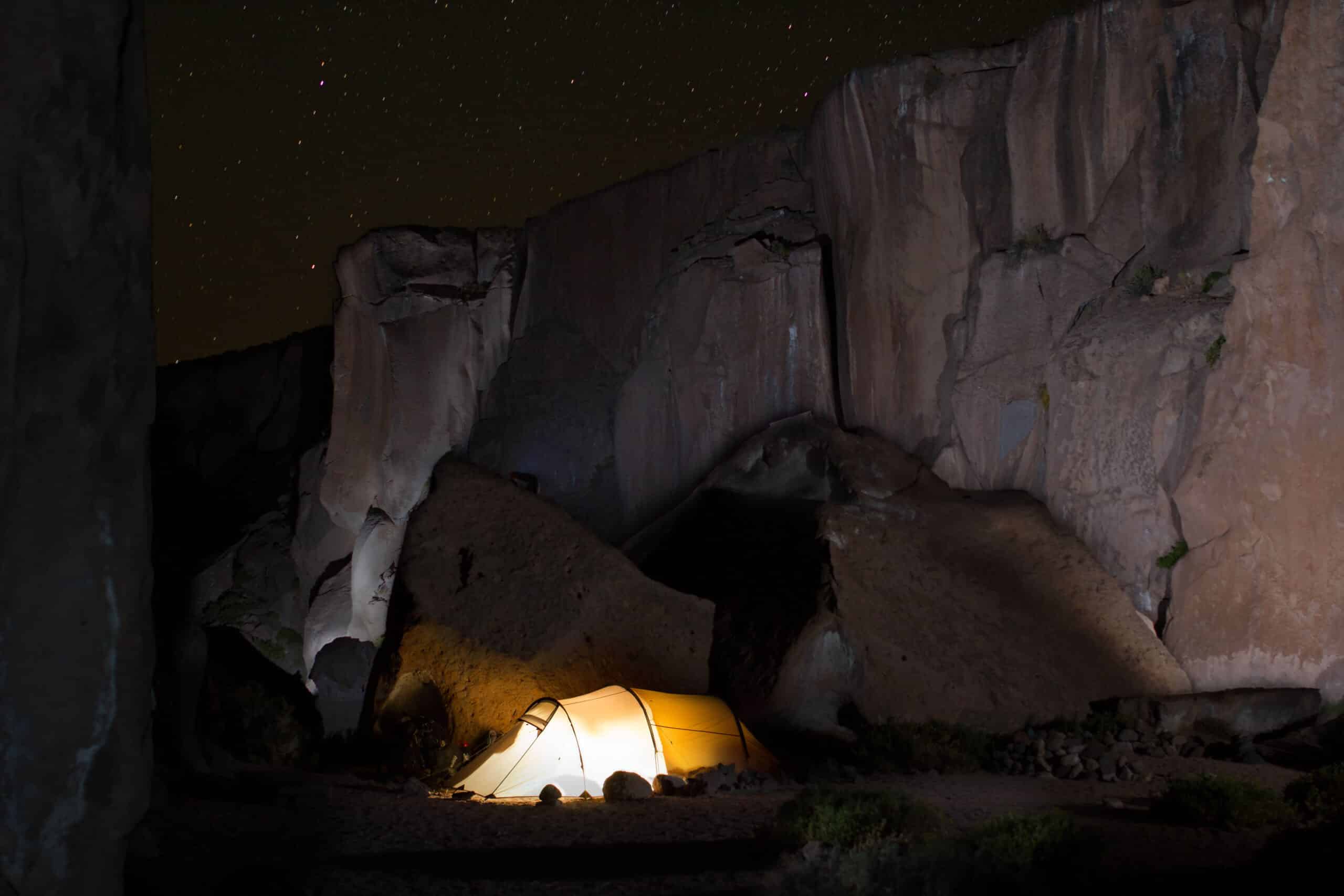 ClimbingFlex Zelten - Socaire Sternenhimmel mit beleuchtetem Zelt
