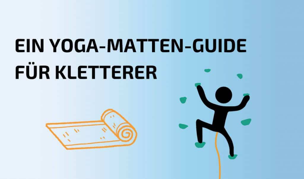 Yoga-Matten-Guide für Kletterer Infografik