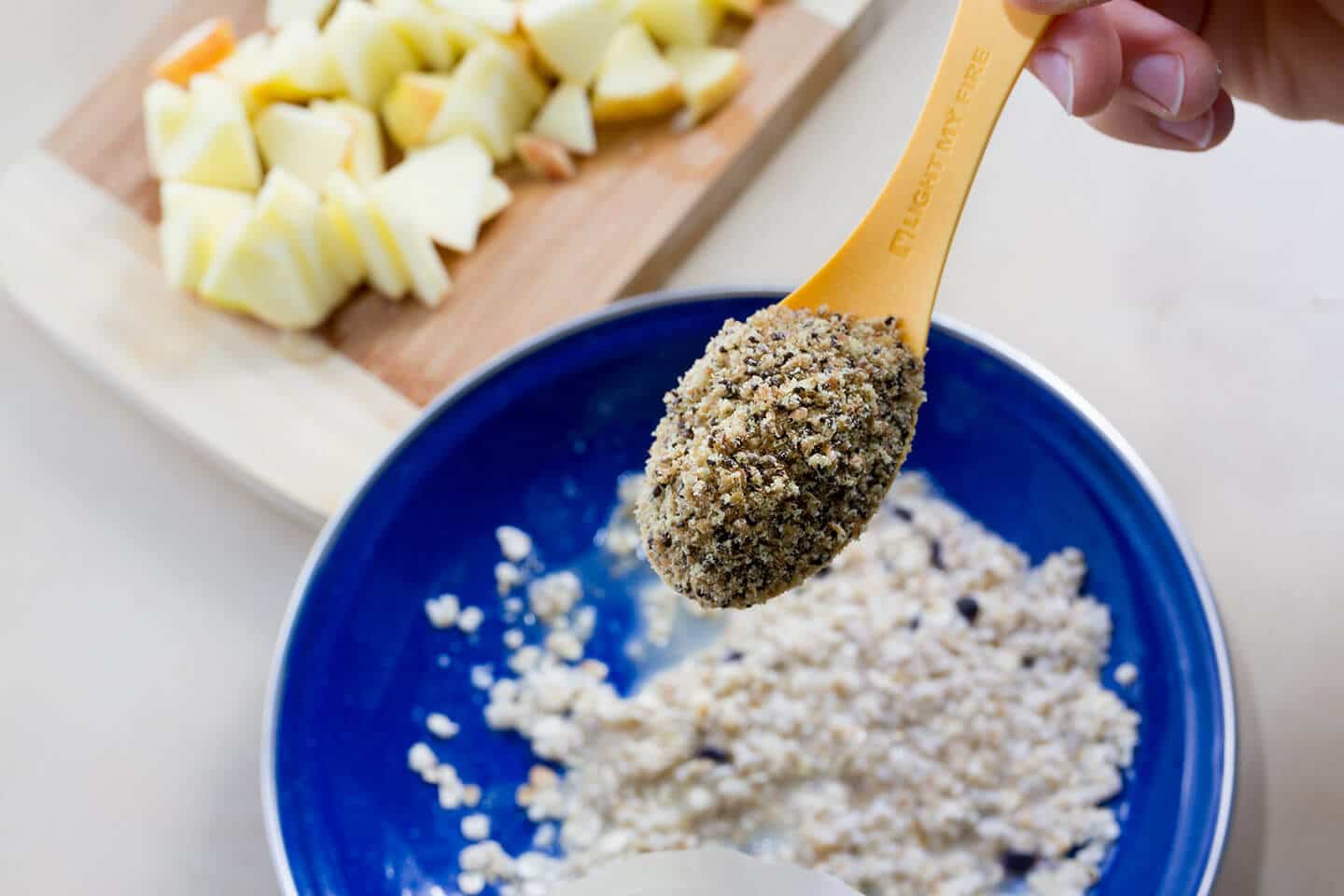 climbingflex-haferbrei-rezept-power-chia-leinsamen-geschrotet