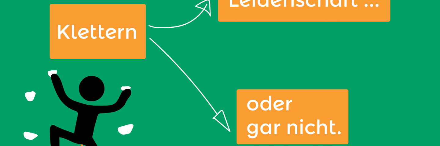 Klettern mit Leidenschaft oder gar nicht