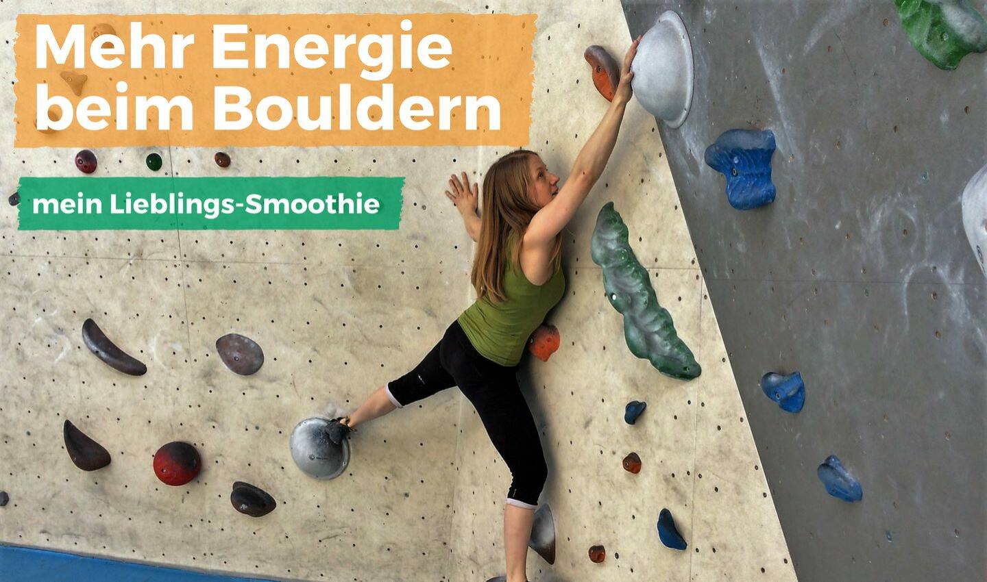 Mehr Energie beim Bouldern