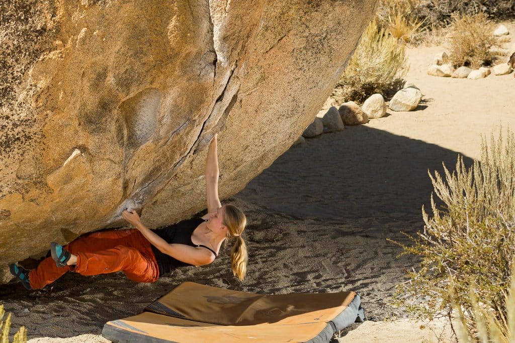 stefanie buttermilks bishop bouldering